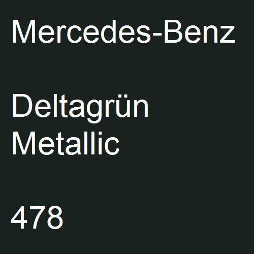 Mercedes-Benz, Deltagrün Metallic, 478.